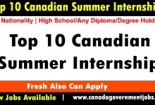 Top 10 Canadian Summer Internships in 2023 –2024 Highly Paid Canadian Internship Programs