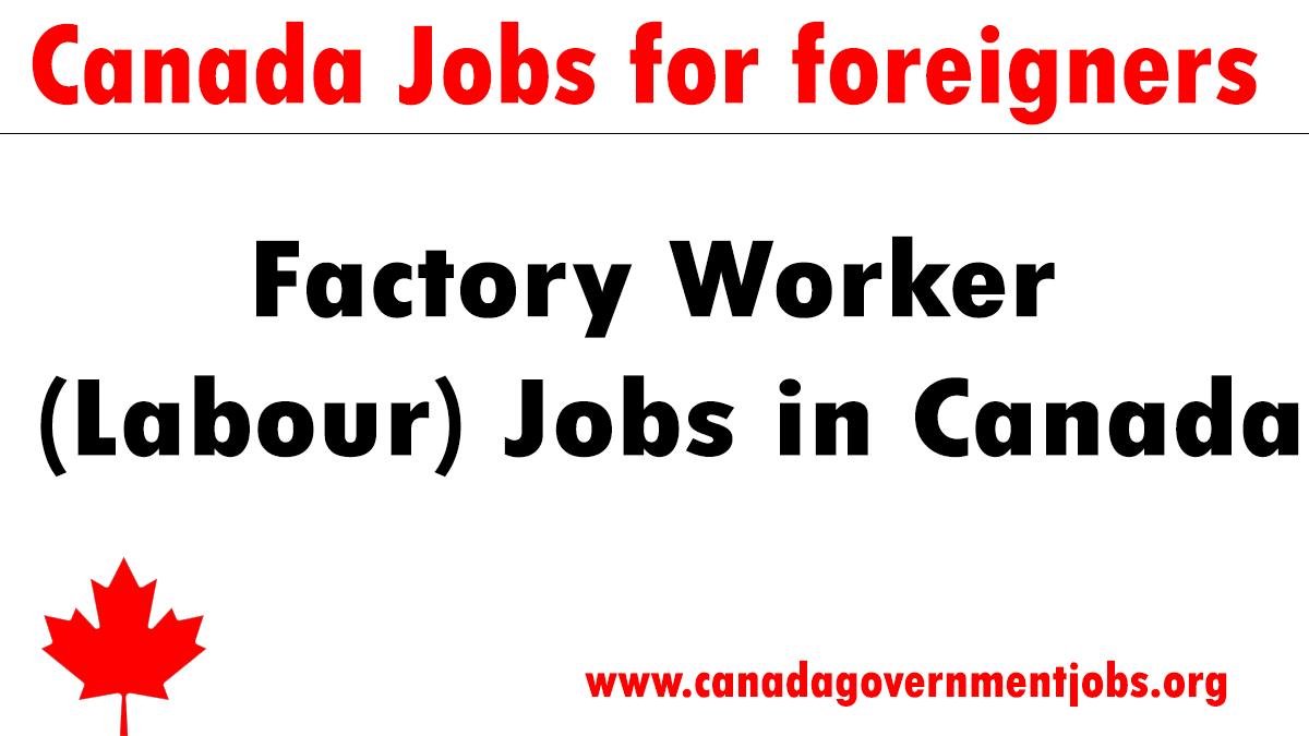 Canada Jobs Foreigners With Free Visa Sponsorship 2023-2024